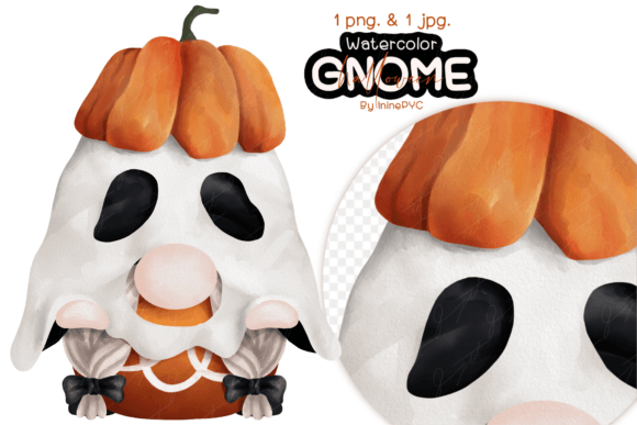 Download HALLOWEEN GNOME Watercolor - Gnome watercolor Collection
