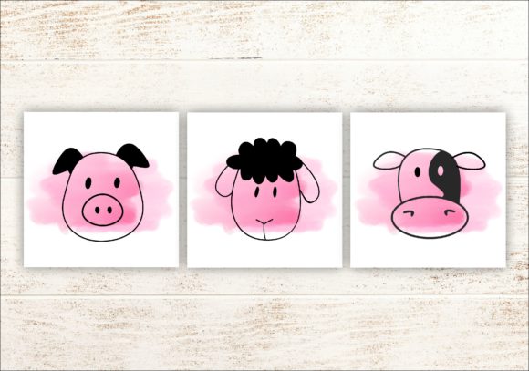 Download Farm Animals Design Nursery Decor - Animal Collection