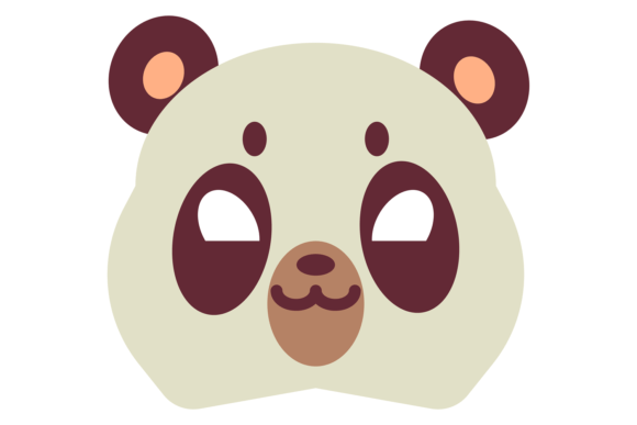 Download Panda Mask. Animal Party Costume for Kid - Animal Collection