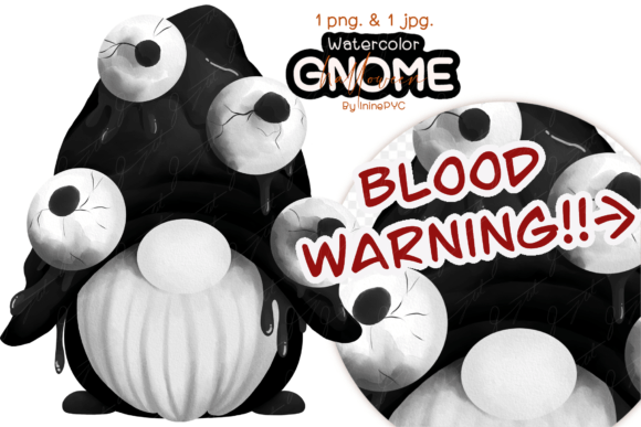Download HALLOWEEN GNOME Watercolor - Gnome watercolor Collection