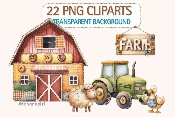 Download Farmhouse &amp; Farm Animals Clip Art - Animal Collection