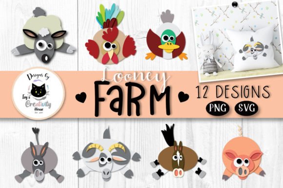 Download Funny Farm Animal Clipart | Farm SVG - Animal Collection