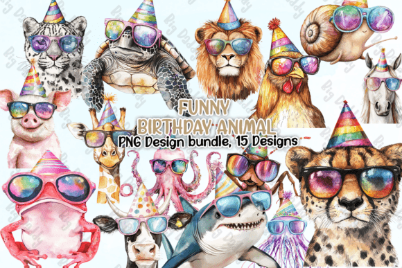 Download Funny Birthday Animal PNG - Animal Collection