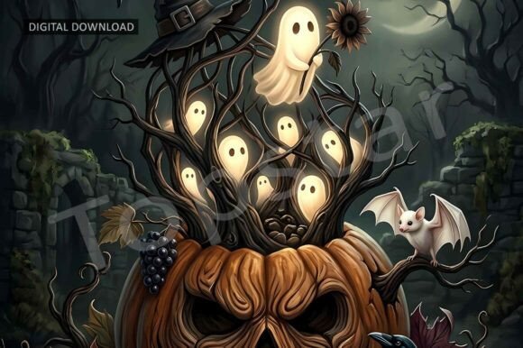 Download Spooky Fall Decor Halloween Wall Art - Fall decor Collection