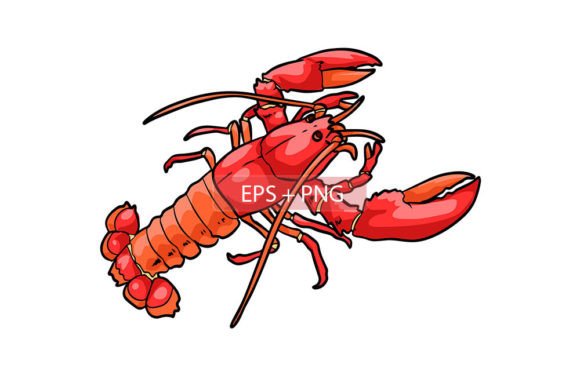 Download Lobster Prawn Sea Animal Illustration - Animal Collection
