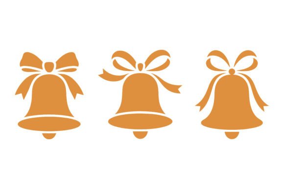 Download Holiday Ribbon Bell Set Vector Design - Holiday ribbon Collection